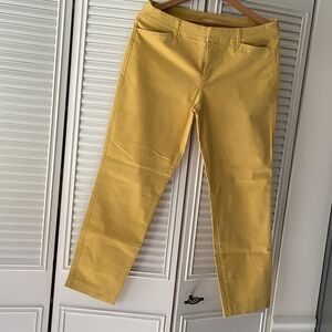 Old Navy Pixie Pants in Mustard Yellow